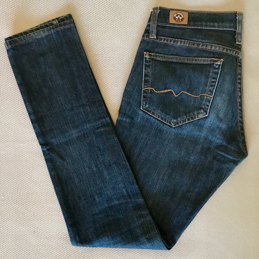 ~Red Engine Vintage Denim Jeans Size 27~ - Picture 2 of 8